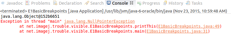E1stacktrace