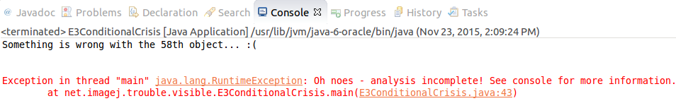 E3stacktrace