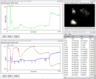 Intensity ratio analysis