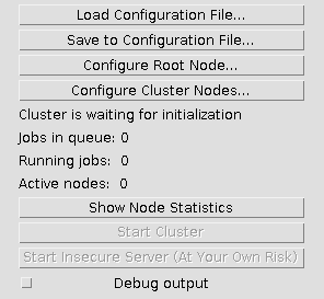 Fiji Archipelago cluster user interface