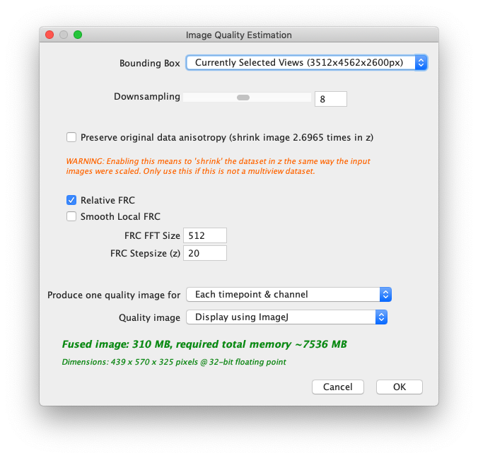 Frc dialog