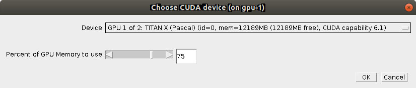 BigStitcher GPU device and memory selection dialog