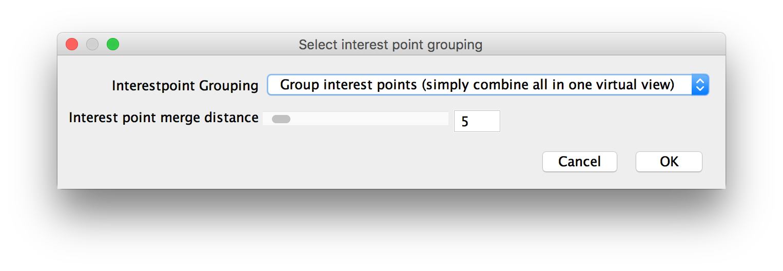 BigStitcher Register grouping