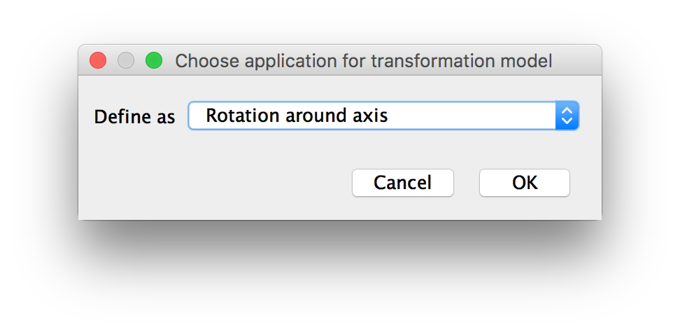 BigStitcher rigid transformation definition dialog