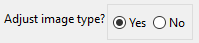 Adjust image type