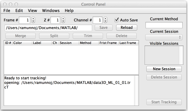 LLTT control window