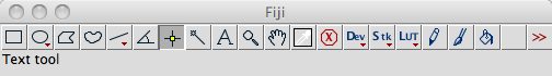 Fiji point selection tool for seed point