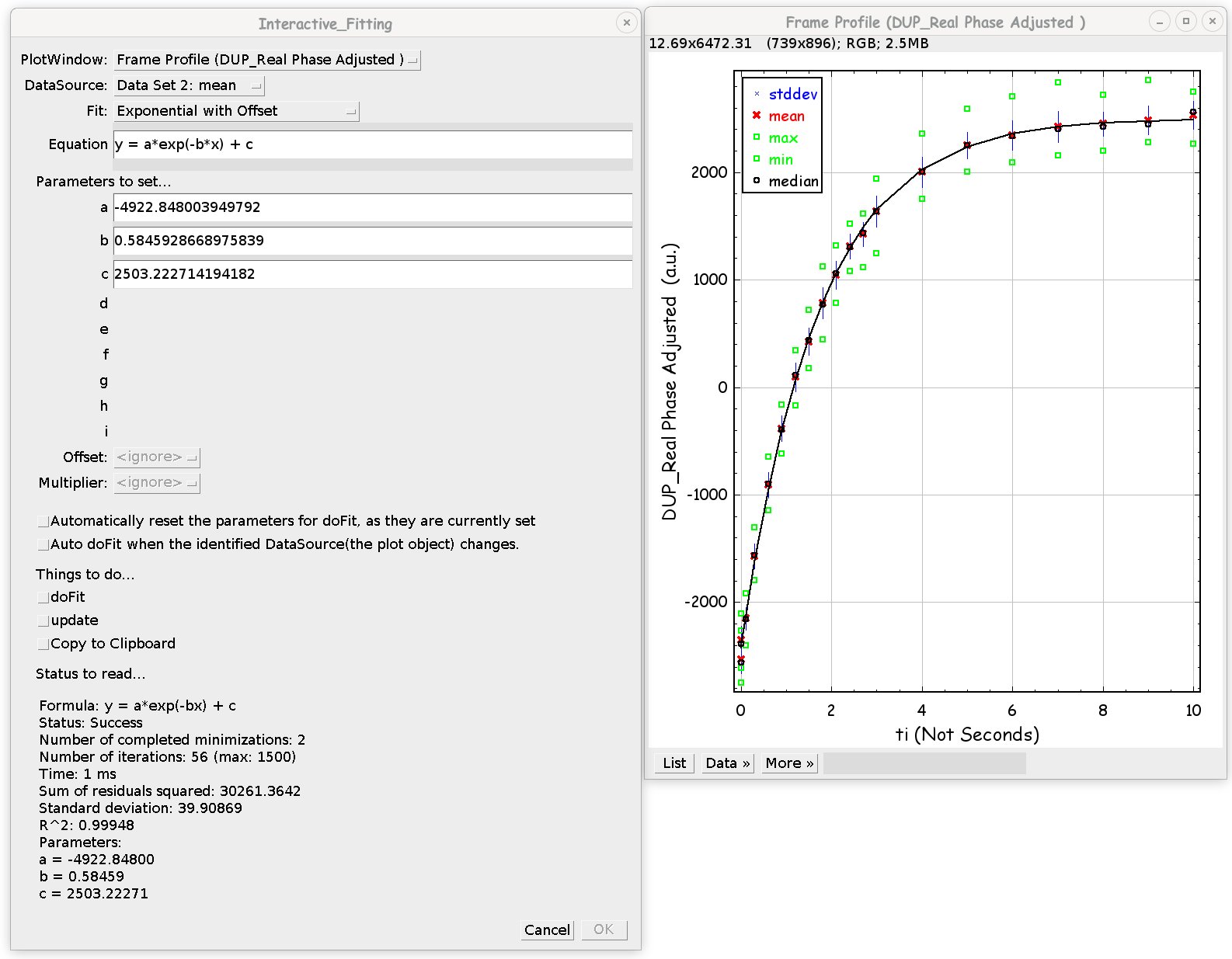 Interactive fitting