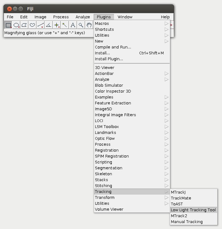 LLTT plugin startup dialog