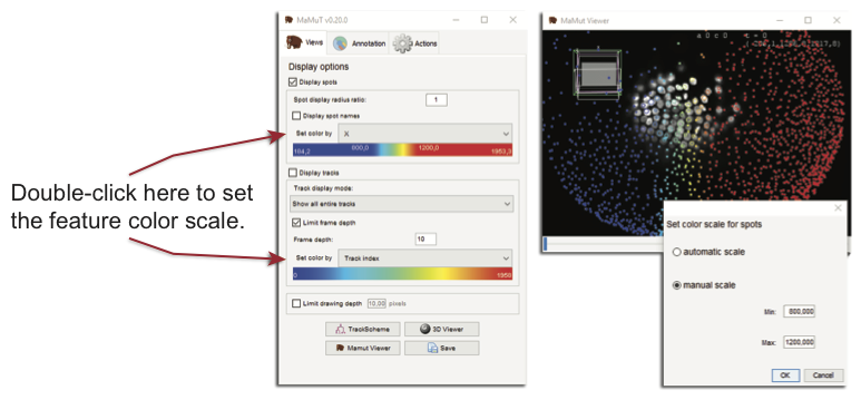 MaMuT configure feature color range