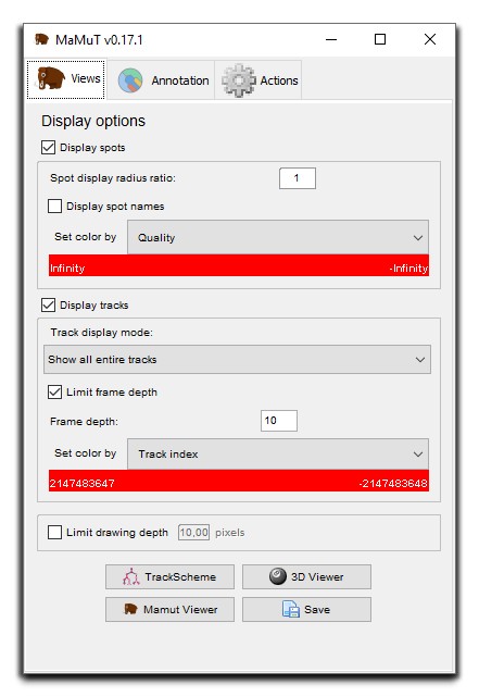 MaMuT main GUI window