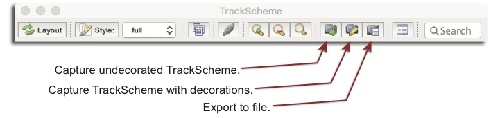 MaMuT TrackScheme export buttons toolbar