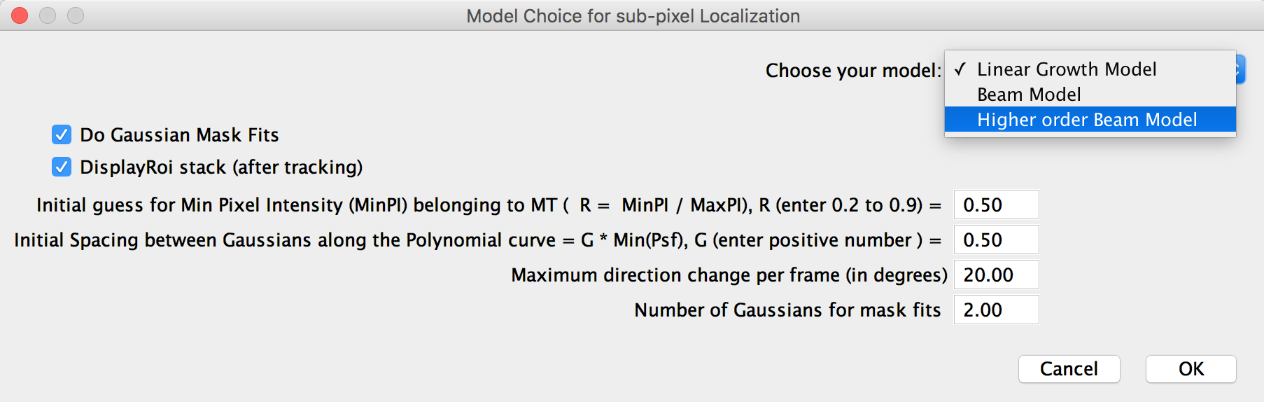 Modelchoice