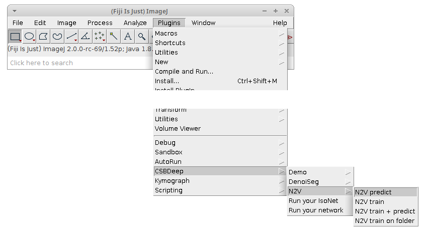 Available N2V plugins