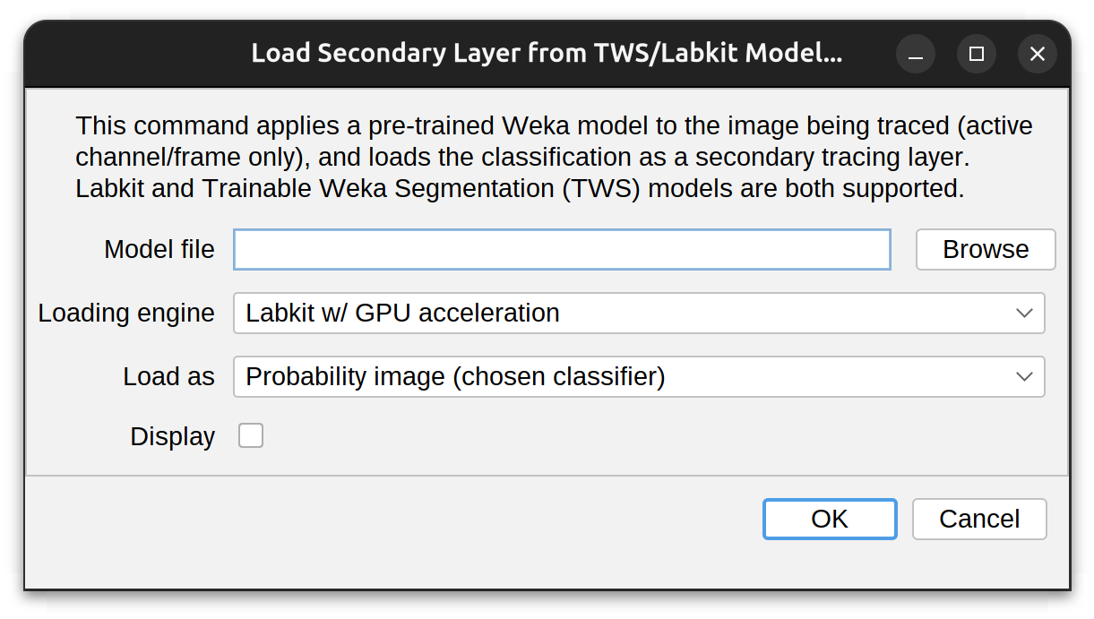 Import weka model