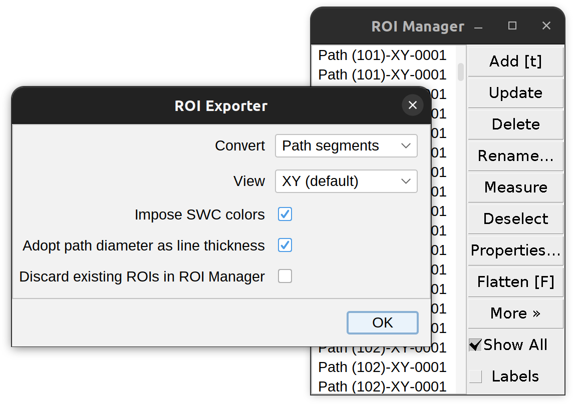 Convert to ROIs prompt prompt