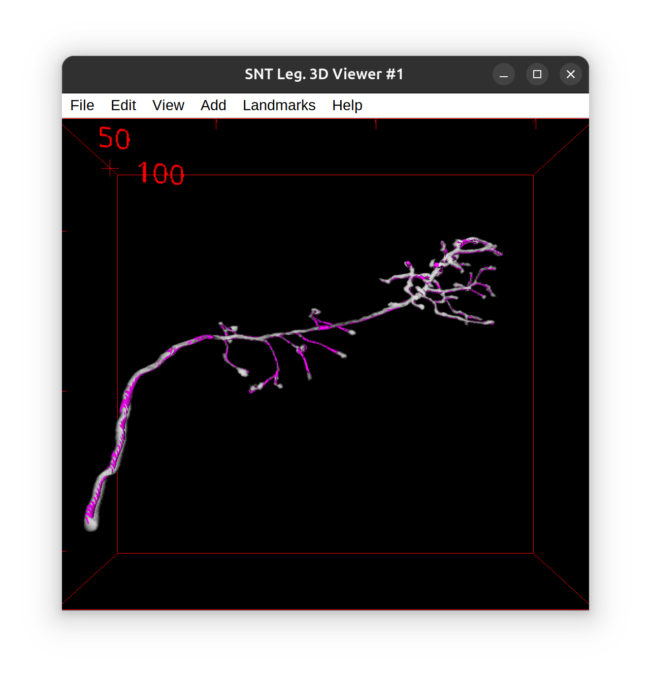 3D viewer showing OP_1.tif 3D viewer showing OP_1.tif