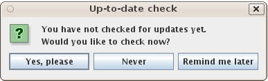 Up to date check