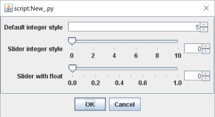 Integer and decimal input widget styles