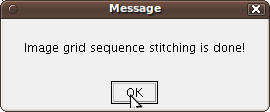 Screenshot message sequence stitching