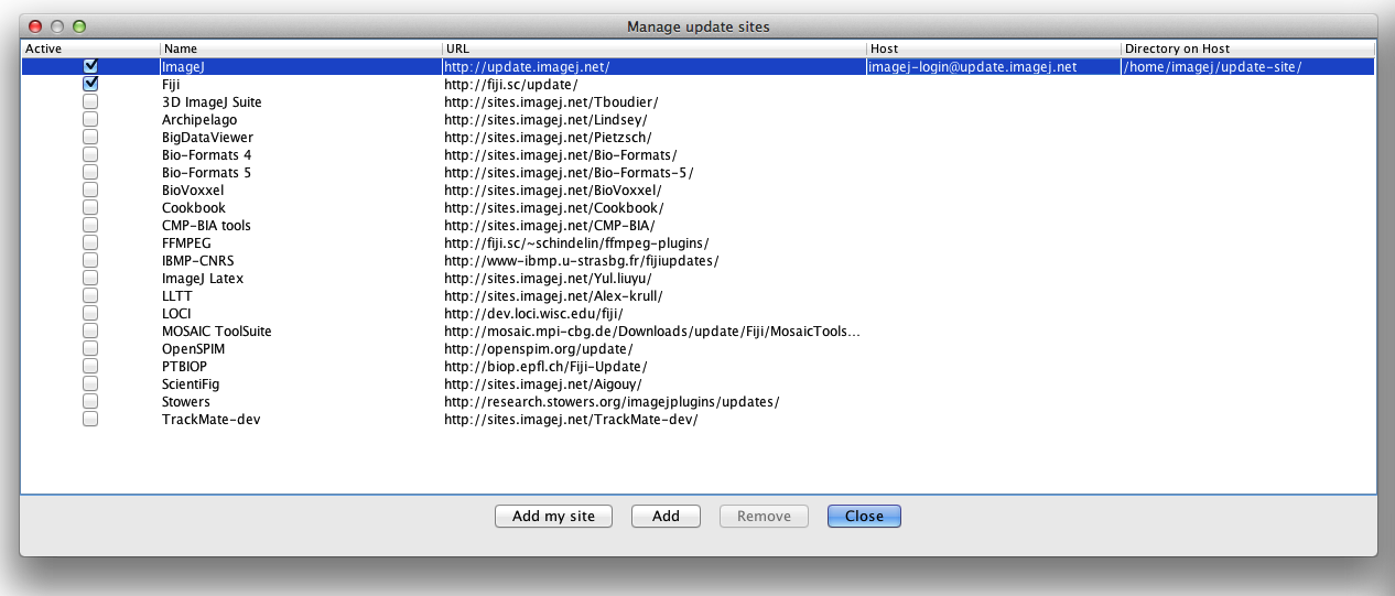 Update site ij2 creds